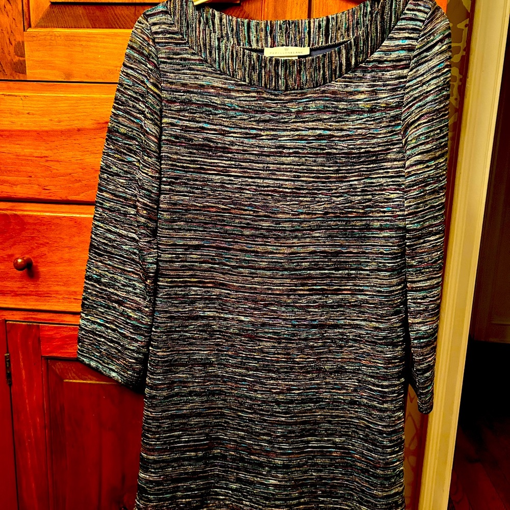 Gorgeous, shimmery, stretchy Papillon Blanc dress, size medium